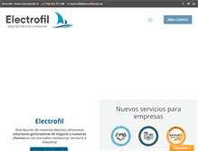 Tablet Screenshot of electrofiloeste.com